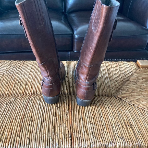 Cat Caterpillar Women's Tan Leather Misa Boot - Picture 6 of 7